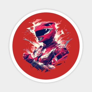 red ranger Magnet